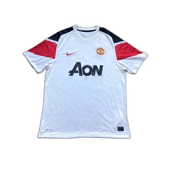 NIKE MANCHESTER UNITED AWAY SOCCER JERSEY 2010 2011 2012 FOOTBALL LARGE - Picture 1 of 13